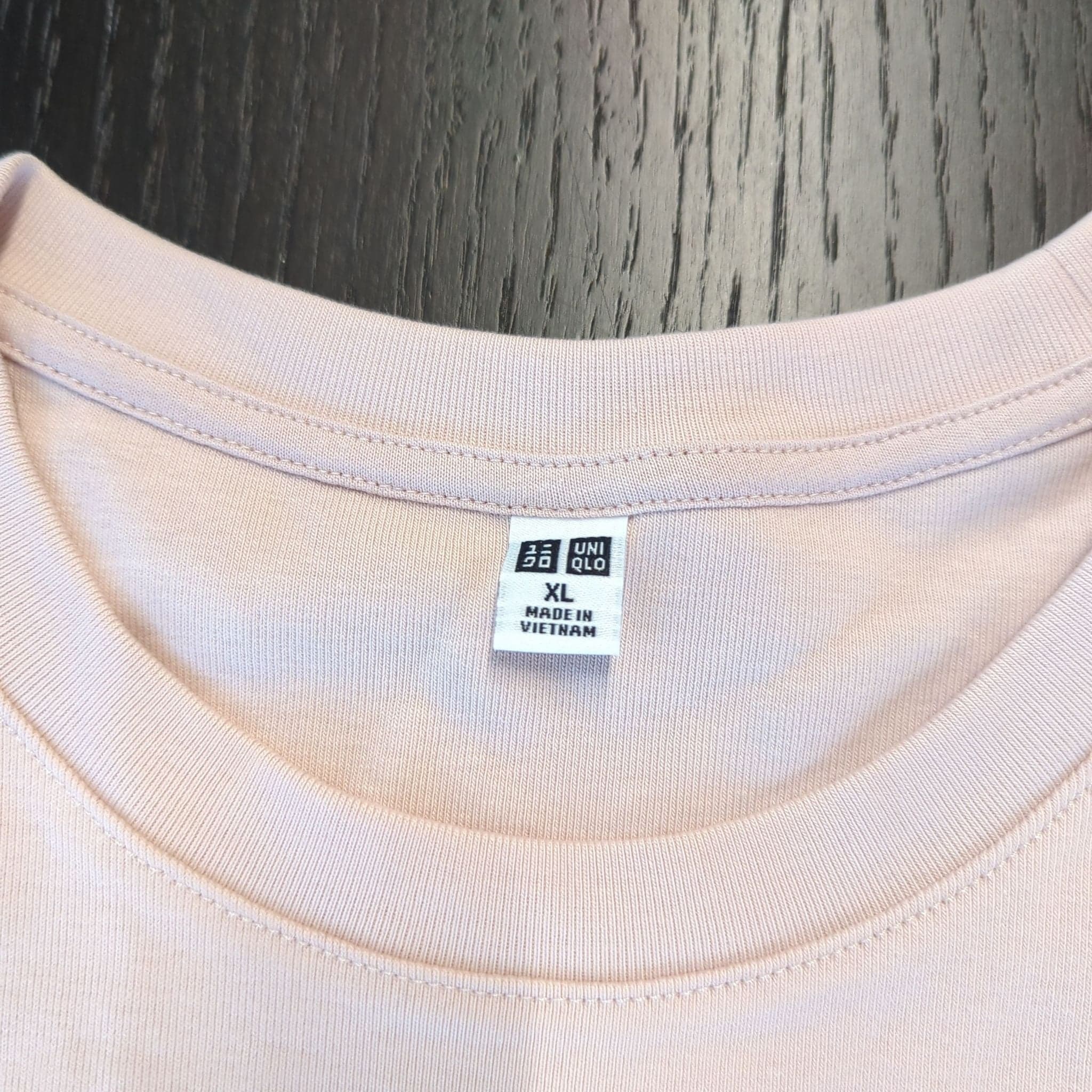 Uniqlo Women's Basic Short Sleeve T-Shirt XL Light Pink - Thumbnail 2