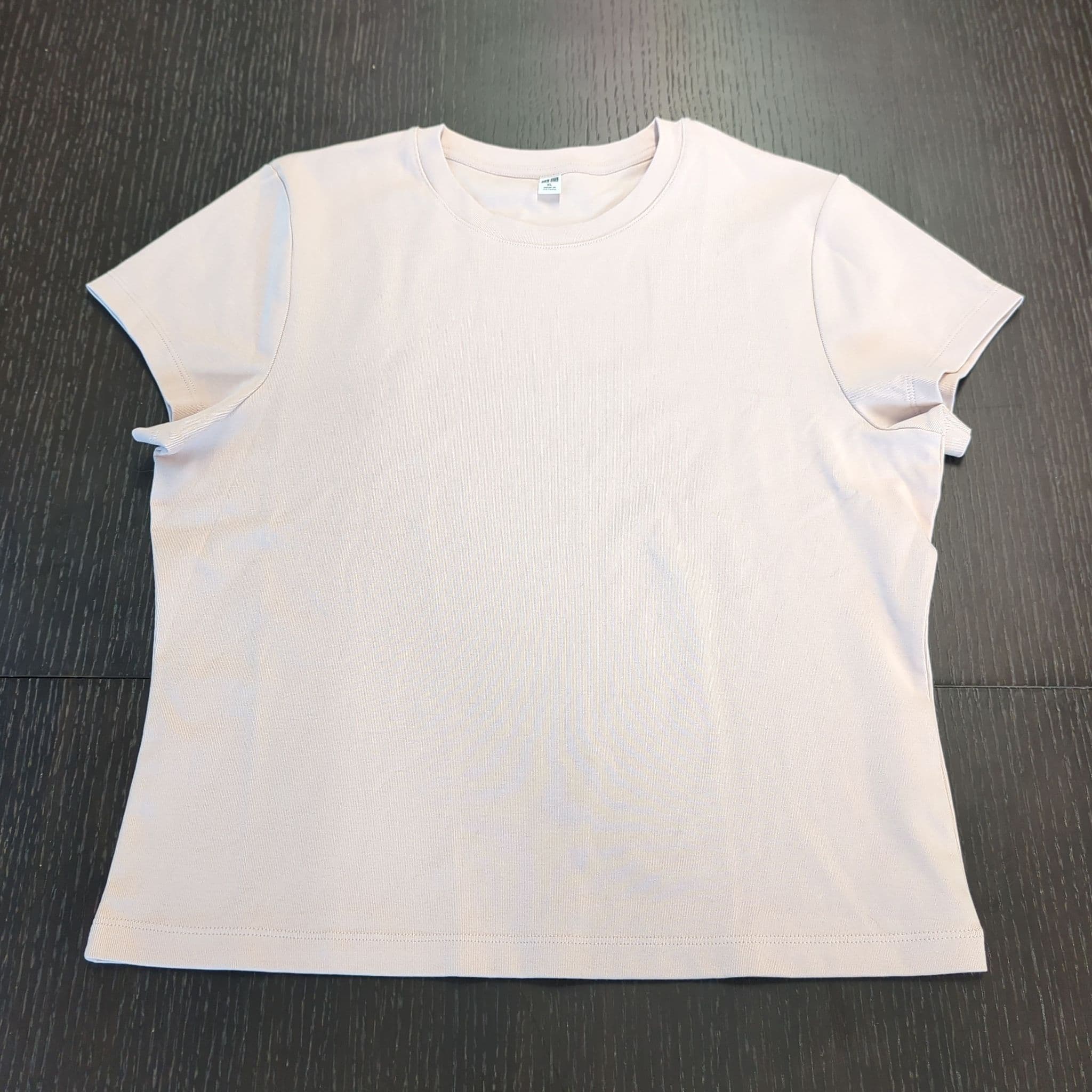 Uniqlo Women's Basic Short Sleeve T-Shirt XL Light Pink
