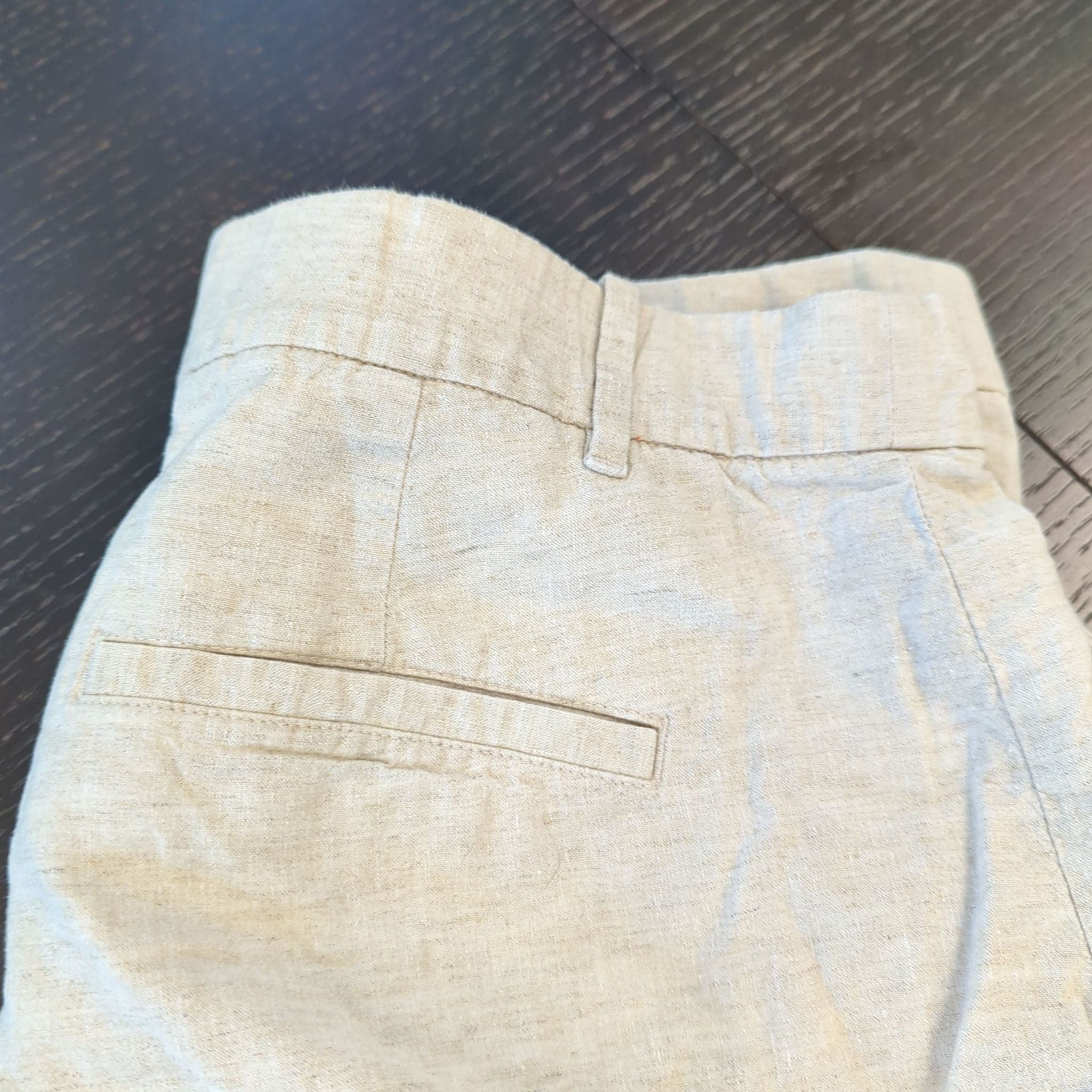 GAP Women's 365 High Rise Linen-Blend Shorts, Size L - Thumbnail 3