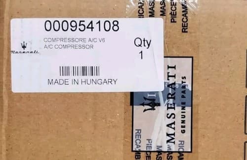 NEW OEM MASERATI GHIBLI LEVANTE Quattroporte AC COMPRESSOR 954108 - Thumbnail 2