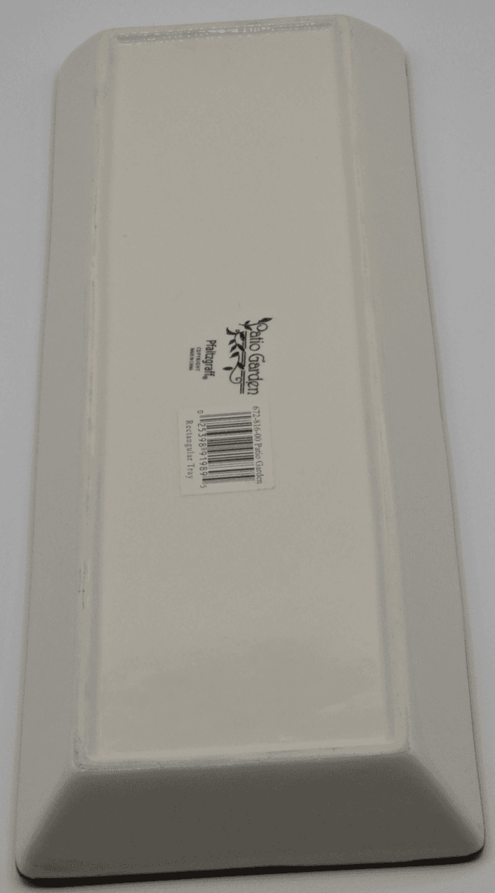 Pfaltzgraff Patio Garden Serving Tray 16" x 5.5" 67281600 - Thumbnail 2