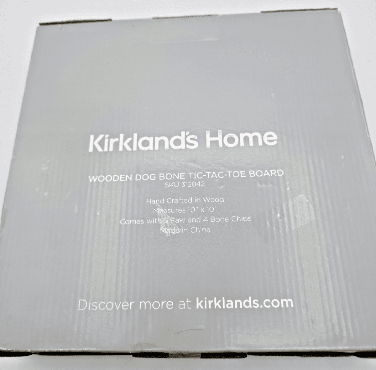 Kirkland's Home Wooden Dog Bone Tic-Tac-Toe Board 10" x 10" - Thumbnail 6