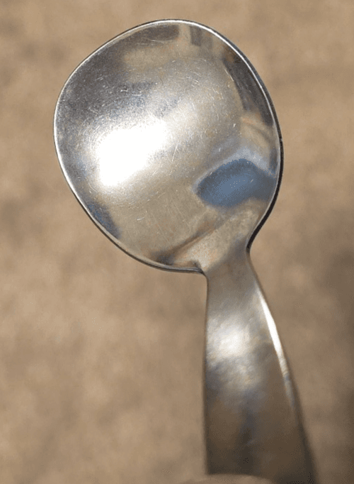 Set of 3 Sugar or Sauce Spoons Silver-plated - Thumbnail 4