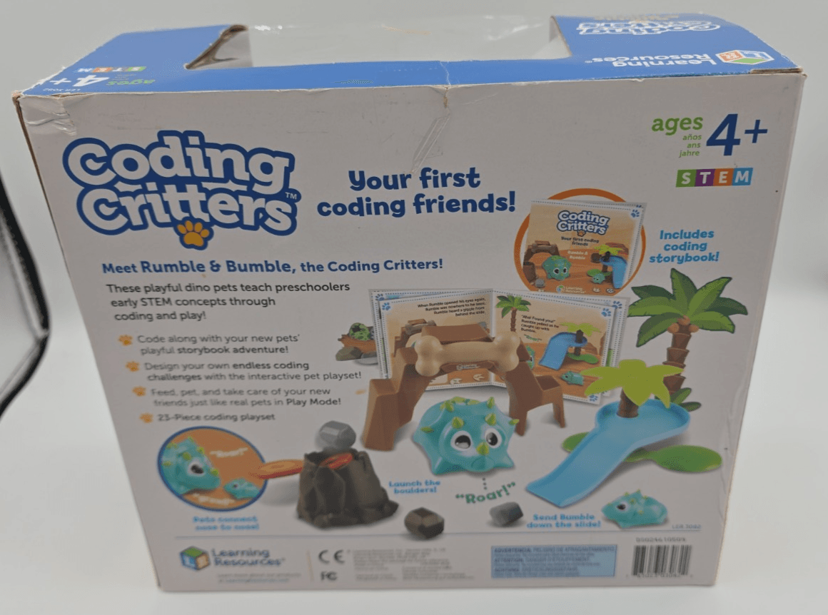 Learning Resources Coding Critters Rumble & Bumble 23 Pieces (LER3082) Open Box - Thumbnail 5