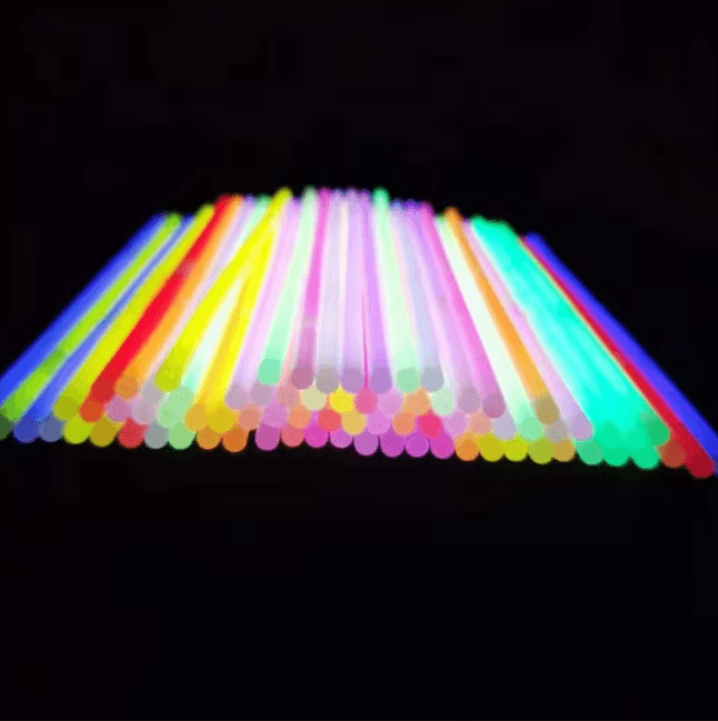 8" Glowsticks - Made into Bracelets & Necklaces, Glow in the Dark - For Parties - Thumbnail 4