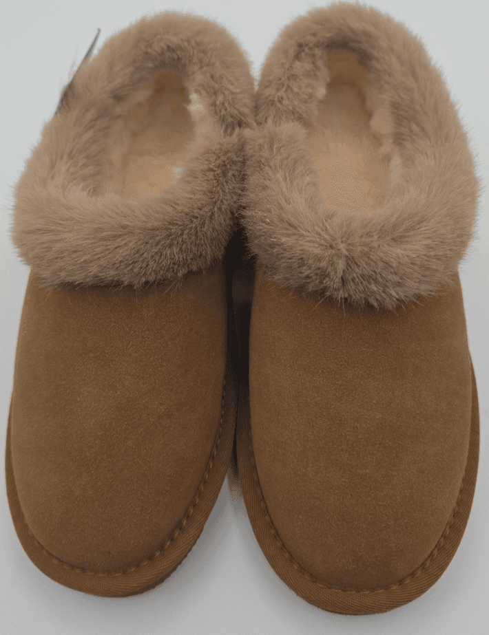 Bearpaw Youth Brown Suede Shearling Lined Bootie Unisex Kids Size 1 - Thumbnail 2