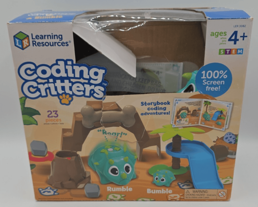 Learning Resources Coding Critters Rumble & Bumble 23 Pieces (LER3082) Open Box - Thumbnail 4