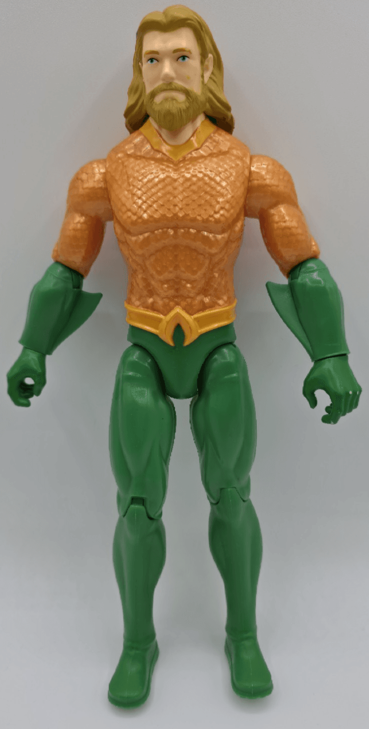 Aquaman 12” Action Figure DC Comics Green & Gold Justice League - Thumbnail 2