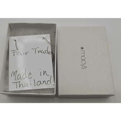 Global Girl Double Disk Etched Silver Earrings - Thumbnail 3