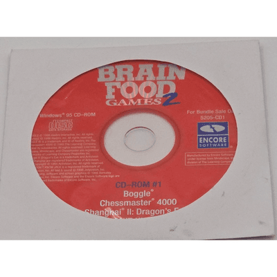 Brain Food Games 2 - 4 Games - Vintage PC CD-ROM Windows 95 Game (Disc Only) - Thumbnail 3