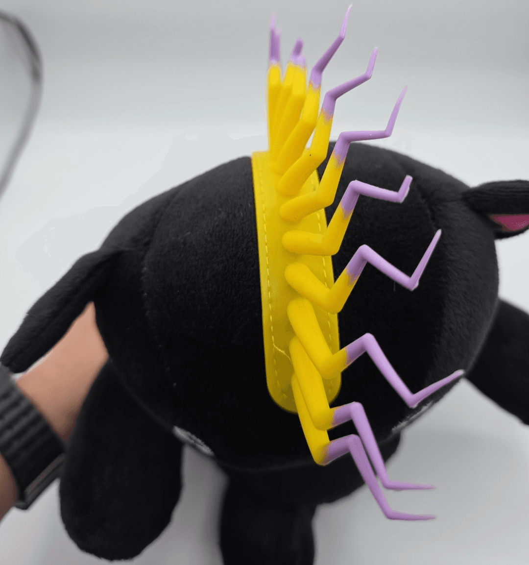 Punk Gothic Black Cat Plush Spiky Mohawk Skull Crossbones Shirt A&A Global 2023 - Thumbnail 3