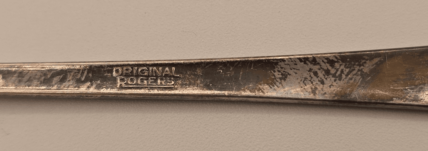 Vintage WM Rogers IS Lady Fair Design Cocktail Pickle Olive Fork - 6" - Thumbnail 5