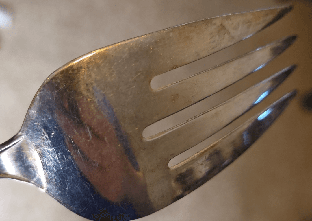 Vintage Wm. Rogers & Son Vintage Serving Meat Salad Fork - 8.5" - Thumbnail 7