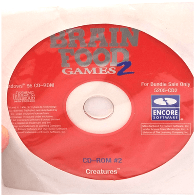 Brain Food Games 2 - Creatures - Vintage PC CD-ROM Windows 95 Game (Disc Only) - Thumbnail 2