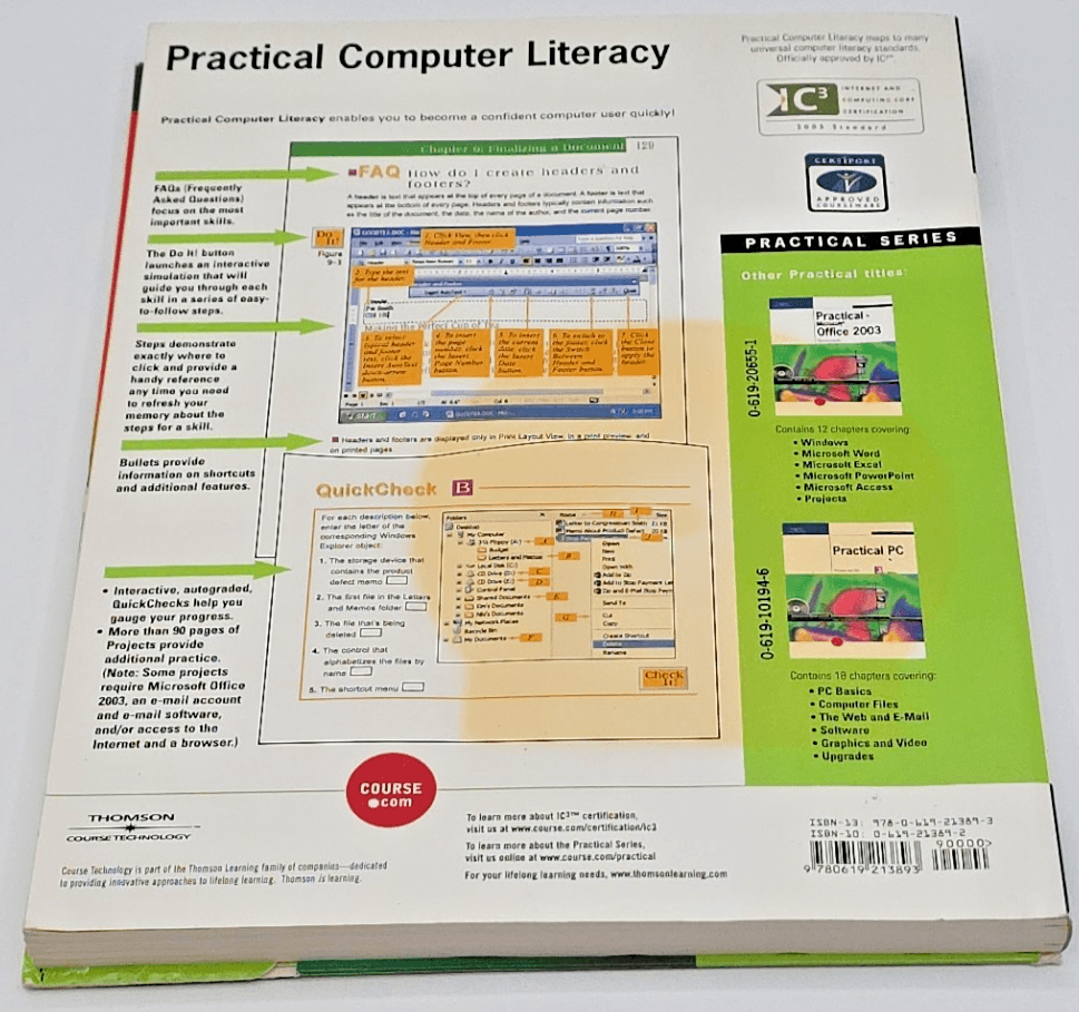 Practical Computer Literacy By June Jamrich Parsons (2004) - Thumbnail 2