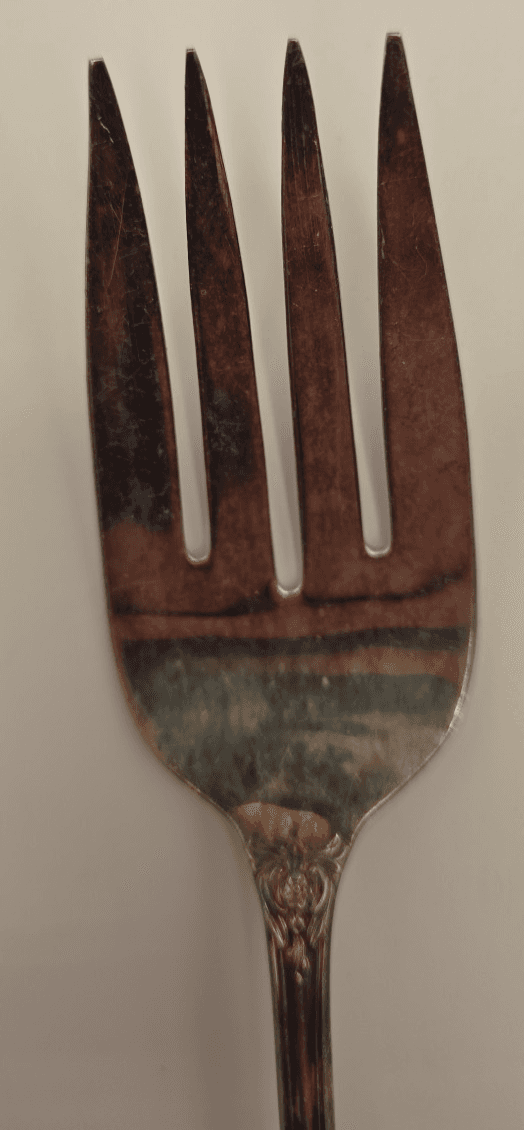 Vintage Wm. Rogers & Son Vintage Serving Meat Salad Fork - 8.5" - Thumbnail 2