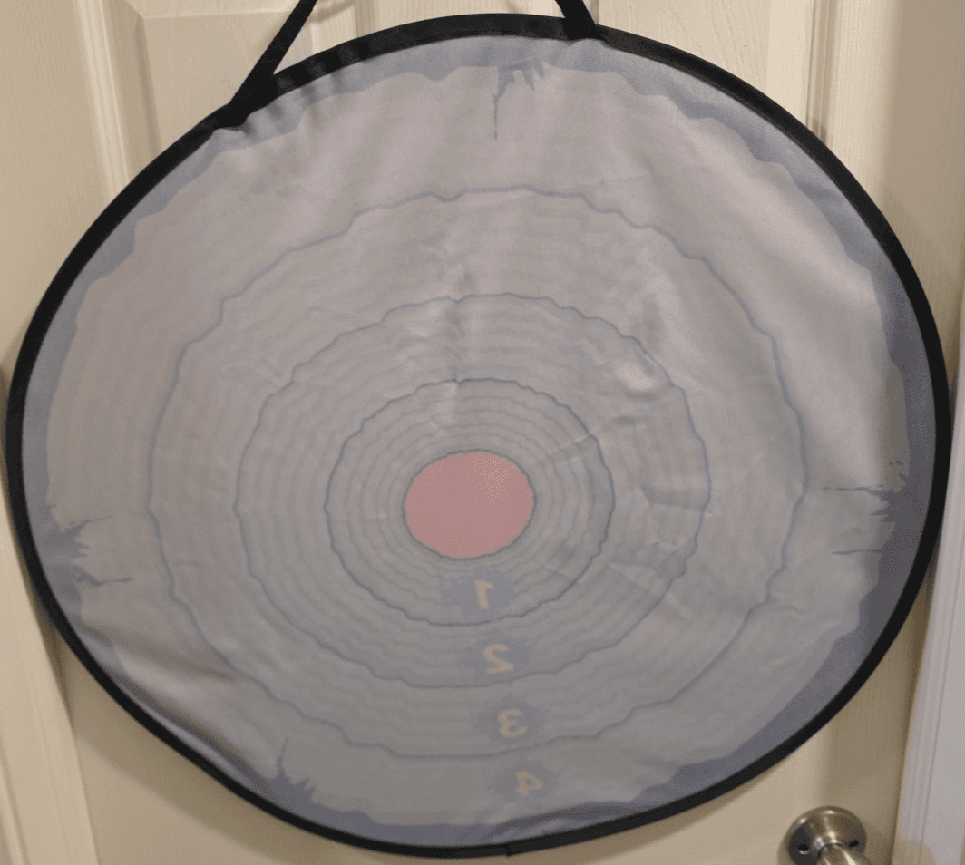 Waloo Sports Lumberjack Foam Throwing Game Target with 2 Plastic Axes - Thumbnail 5