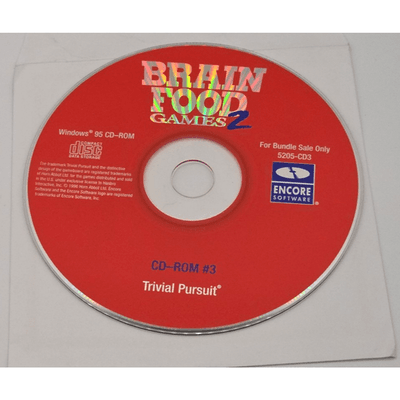 Brain Food Games 2 - Trivial Pursuit - Vintage PC CD-ROM Windows 95 Game - Thumbnail 2