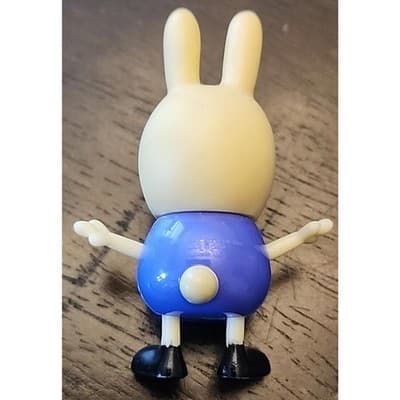 Jazwares Peppa Pig Rebecca Rabbit Blue Outfit Figure 2003 Action Figure - Thumbnail 4
