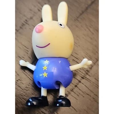 Jazwares Peppa Pig Rebecca Rabbit Blue Outfit Figure 2003 Action Figure - Thumbnail 3