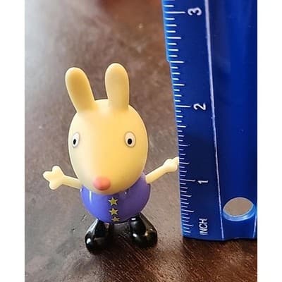 Jazwares Peppa Pig Rebecca Rabbit Blue Outfit Figure 2003 Action Figure - Thumbnail 2
