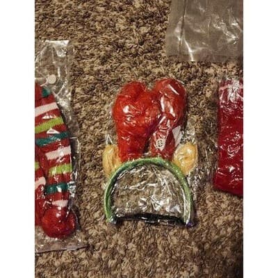 NEW Frienda Christmas Holiday Pet Clothes Set - Medium (M) - Puppy/Cat - Thumbnail 3