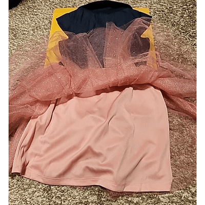 Girls Lily Bleu Sleeveless Dress Size 5 Blue Pink Fit & Flare Knee Length - Thumbnail 6