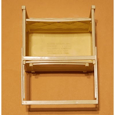 Vintage Hasbro Yellow Dollhouse Toy Crib 3.5" Baby Doll Furniture 1989 - Thumbnail 5