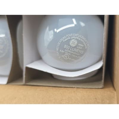 Lot 8 GE LED Light Bulb Relax 5.5W 40W A19 #44898 Soft White 450 Lumens - Thumbnail 8