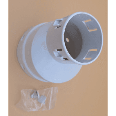 FDM Gutter 3 in. Corrugated to 4 in. PVC Offset Coupler HDPE Connector - NEW - Thumbnail 4