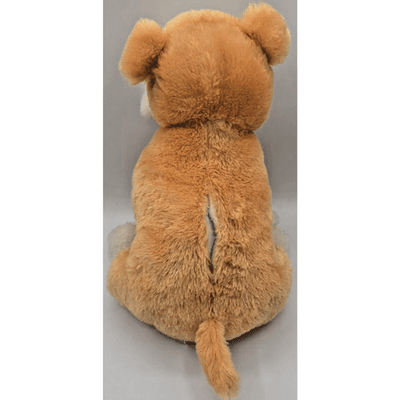 BDay Bears Plush Brown Bulldog Dog / Stuffed Animal / Zipper Pouch / 12 Inches - Thumbnail 3