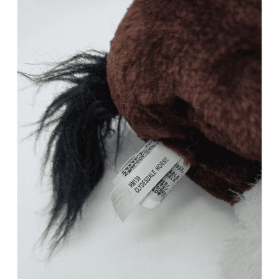 Ganz Toy Plush Brown and White Horse Stuffed Animal 9 Inches Webkinz Lil'Kinz - Thumbnail 5