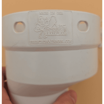 FDM Gutter 3 in. Corrugated to 4 in. PVC Offset Coupler HDPE Connector - NEW - Thumbnail 5