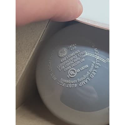 GE Relax 4-Pack 40 W Equivalent Dimmable Soft White A19 LED Light Fixture Bulb - Thumbnail 7