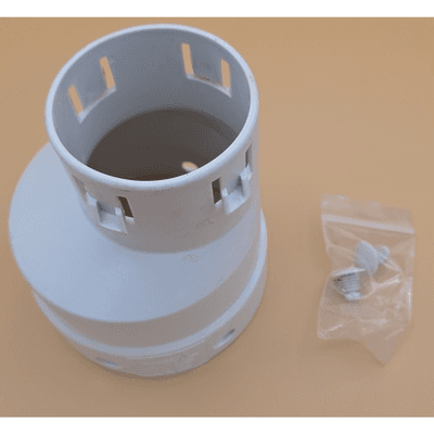 FDM Gutter 3 in. Corrugated to 4 in. PVC Offset Coupler HDPE Connector - NEW - Thumbnail 2