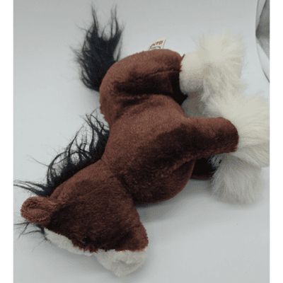 Ganz Toy Plush Brown and White Horse Stuffed Animal 9 Inches Webkinz Lil'Kinz - Thumbnail 7