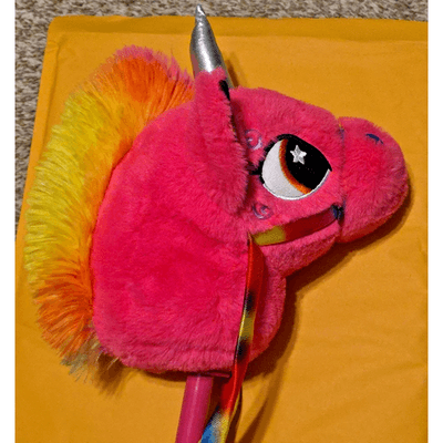 Linzy Plush (Purple) 36'' Unicorn Riding Stick Adjustable Telescopic Toy Used - Thumbnail 2