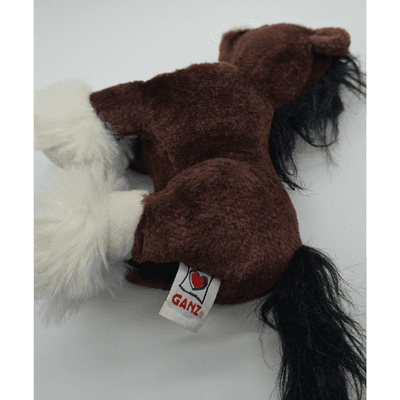 Ganz Toy Plush Brown and White Horse Stuffed Animal 9 Inches Webkinz Lil'Kinz - Thumbnail 6