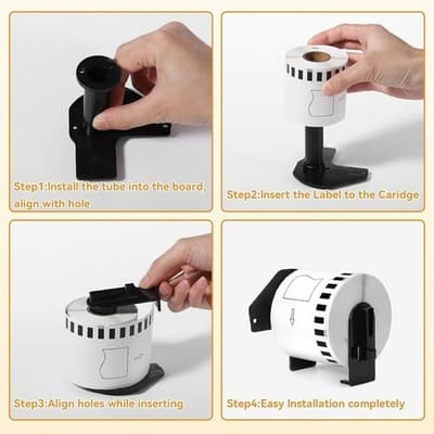 8-Pack Unistar - Brother QL Label Printer Continuous Label (2.4 in x 100 ft) - Thumbnail 8