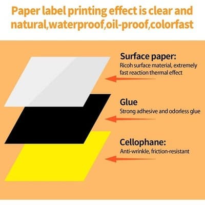 8-Pack Unistar - Brother QL Label Printer Continuous Label (2.4 in x 100 ft) - Thumbnail 7