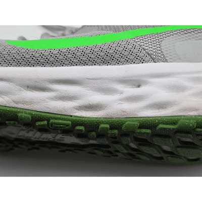 Nike Revolution 6 GS 'Light Smoke Grey Green Strike' Running Shoes / Size 5.5Y - Thumbnail 8
