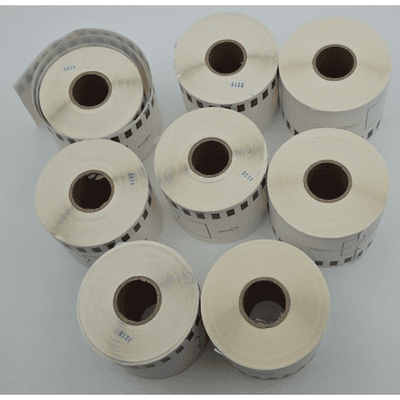 8-Pack Unistar - Brother QL Label Printer Continuous Label (2.4 in x 100 ft) - Thumbnail 3