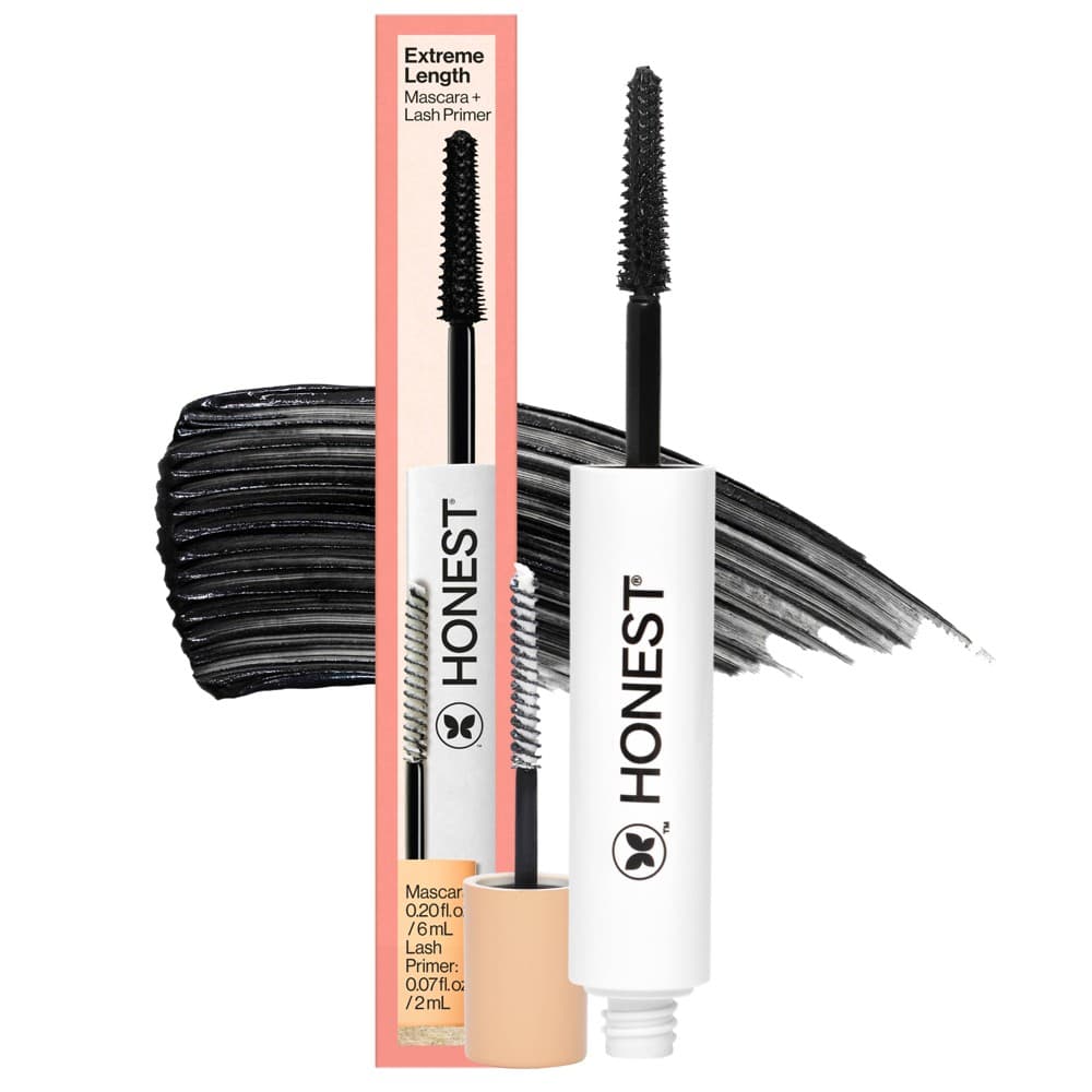 Honest Beauty Extreme Length 2-in-1 Mascara and Lash Primer with Jojoba Esters - 0.27 Fl Oz: Paraben-Free, No Fragrance Added, Thickening, Volumizing - Thumbnail 2