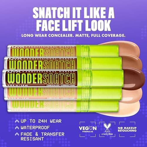 NYX Professional Makeup Wonder WONDER SNATCH CONCEALER NATURAL  NATURAL  0.1 Fl Oz - Thumbnail 4