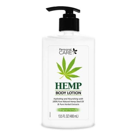 Personal Care Pure Hemp Body Lotion  Hydrating and Nourishing  13.5 Fl Oz - Thumbnail 2