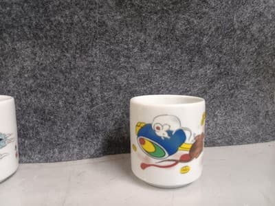 Set Of 12 Chinese Zodiac Tea Bowls 11 Unique Designs Including Two Roosters - Thumbnail 13
