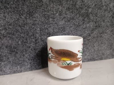 Set Of 12 Chinese Zodiac Tea Bowls 11 Unique Designs Including Two Roosters - Thumbnail 9
