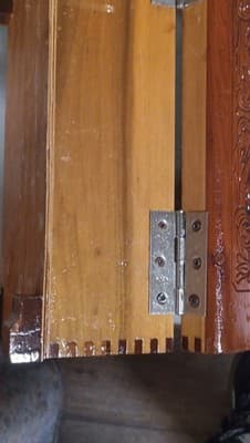 Lockable Carved Landscape Wooden Trinket Box with Lid, Medium Size - Thumbnail 4