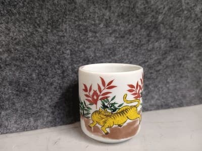 Set Of 12 Chinese Zodiac Tea Bowls 11 Unique Designs Including Two Roosters - Thumbnail 11