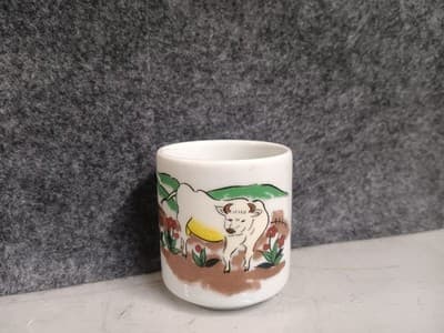 Set Of 12 Chinese Zodiac Tea Bowls 11 Unique Designs Including Two Roosters - Thumbnail 8